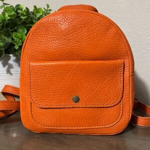 New Portland Leather Cape Coral mini snap backpack
